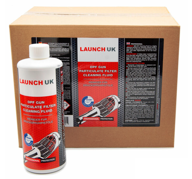 Launch DPF Gun Diesel Particulate Filter Cleaning Fluid 1 Litre DPF