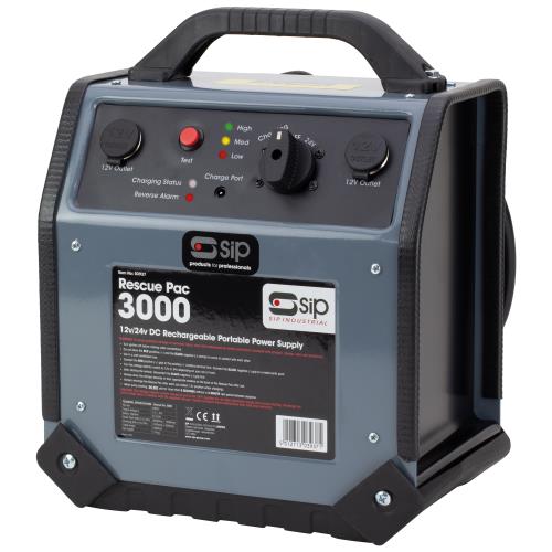 SIP Rescue Pac 3000 12v 24v Boost-Starter 2x 12v Sockets 03937SIP - 03937.main.jpg