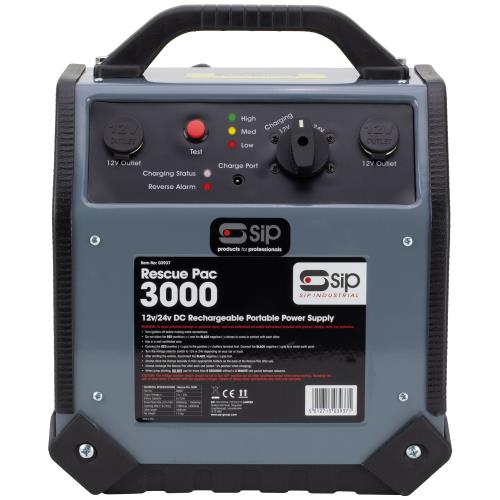 SIP Rescue Pac 3000 12v 24v Boost-Starter 2x 12v Sockets 03937SIP - 03937.other01.jpg
