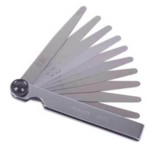 Laser Tools Metric Feeler Gauge - 10 Blades 0.05 to 0.80mm 0869LT - 0869Image1.jpg