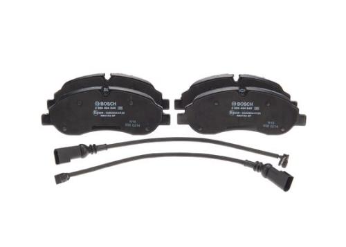 Bosch Ford Front Disc Brake Pad Set Shims Wear Sensor ASP BP2019 986494845 - 0986494845PH01WHCO0000.jpg