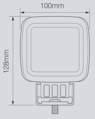 LED Autolamps Heavy-Duty Square Flood Lamp 10030BMLED - 10030BMLED_1.jpg