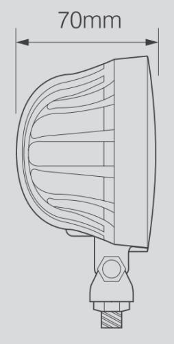 LED Autolamps Black High-Powered OVAL Flood Lamp 14439BMLED - 14439BMLED_2.jpg