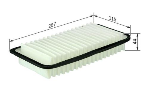 Bosch Rectangular Car Air Filter Air Cleaner Element (Insert) S3971 1457433971 - 1457433971PHANWHCO00MM.jpg
