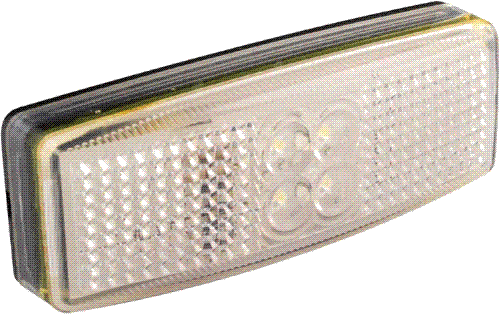 Front Outline Marker Lamp LED MULTIVOLT (12-24) - 1490WMBTP - 1490WM.gif