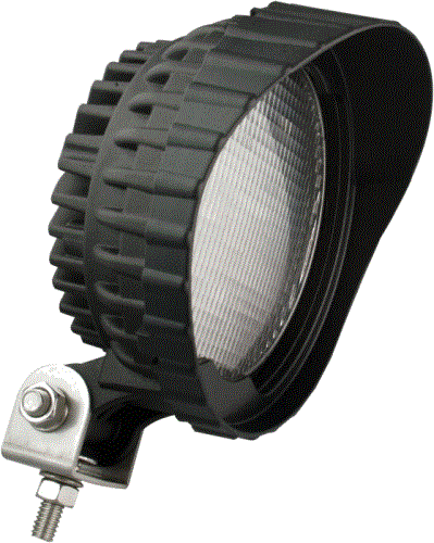 LED Autolamps Black Round Work Lamp 12V 7450B12LED - 166_large.gif
