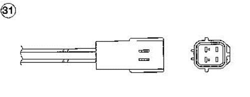 NGK Lambda front Euro 4 QASHQAI Parts 1888NGK ADN17043 - 1888LambdaSensor0.jpg