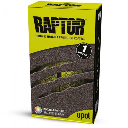 U-Pol Raptor Protective Coating 1 Litre BOTTLE KIT Tintable RLT/S1 - 1BOTTLEKITTINTABLE.jpg