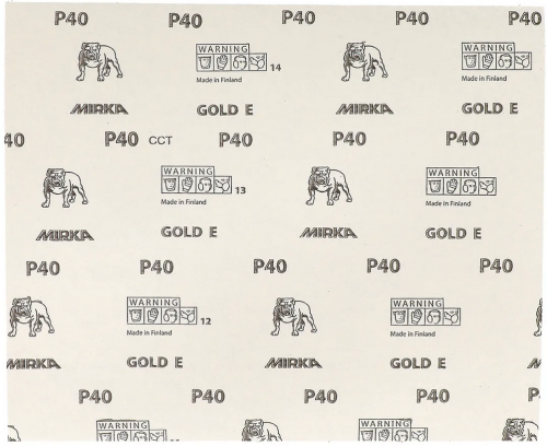 Mirka P40 Gold Sanding Sheets 230mm x 280mm (25x) Sandpaper 2310102540 - 2310102540Image2.png