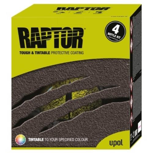 U-Pol Raptor Protective Coating 4 Litre BOTTLE KIT Tintable RLT/S4 - 4BOTTLEKITTintable.jpg