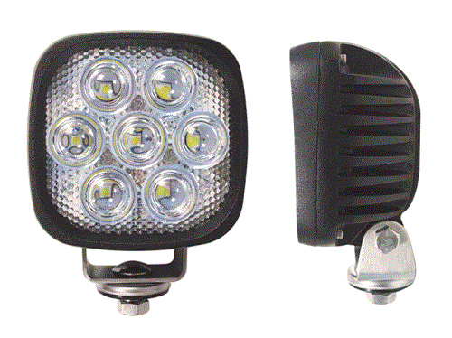 LED Autolamps Black Heavy-Duty Flood Lamp 7 x 5W LEDs 11235BMLED - 504_large.gif