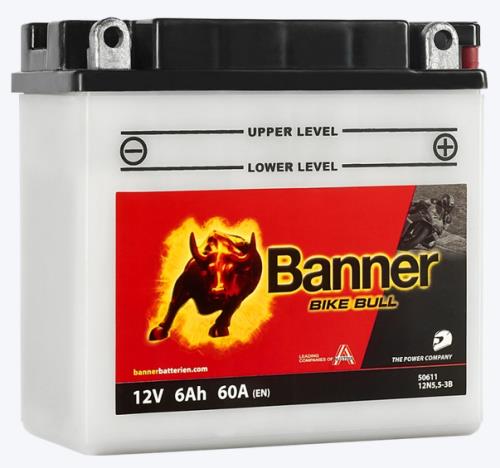 Banner Bike Bull Classic Battery 506 11  020 506 11 0100 12v Motorcycles 5-3B - 50611-Ban.jpg