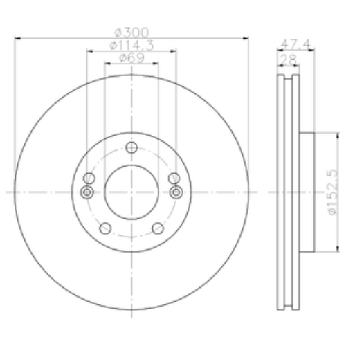 MINTEX Brake Disc frt 300mm MDC2045 60H15 ADG043136 - 506640.png