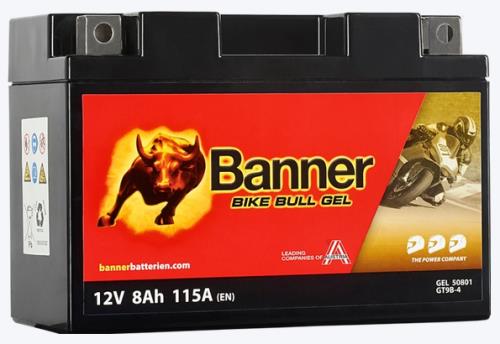 Banner Bike Bull Battery GEL 508 01 12v Motorcycles 023 508 01 0101 - 50801-Ban.jpg