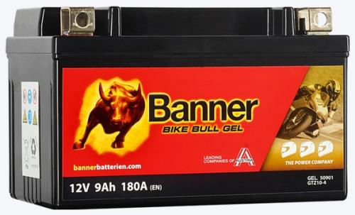 Banner Bike Bull Battery GEL 509 01 12v Motorcycles 023 509 01 0101 - 50901-Ban.jpg