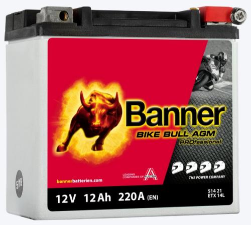 Banner Bike Bull Battery AGM PRO 514 21 12v Motorcycles 024 514 21 0101 - 51421-Ban.jpg