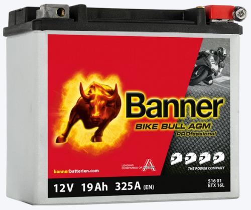 Banner Bike Bull Battery AGM PRO 516 01 12v Motorcycles 024 516 01 0101 - 51601-Ban.jpg