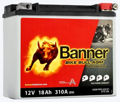 Banner Bike Bull Battery AGM PRO 520 01  12v Motorcycles 024 520 01 0101  - 52001-Ban.jpg