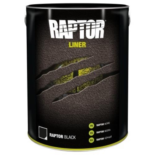 U-Pol Raptor 5 LITRE RAPTOR Tough Protective Coating Black Tin RLB/5 - 5LITRERAPTORBlackTin.jpg