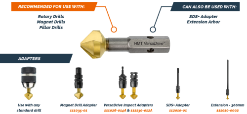 HMT VersaDrive 90ø Countersink 31.0mm (M16) 603060-0310-HMR - 603060-Countersink-adapters.png