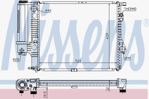 NISSEN RADIATOR for BMW 520I- 60607A - 60607AImage0.jpg