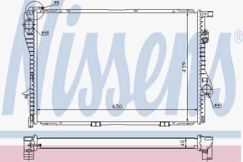 NISSEN RADIATOR for BMW (E39) (E38) 60752A - 60752AImage0.jpg