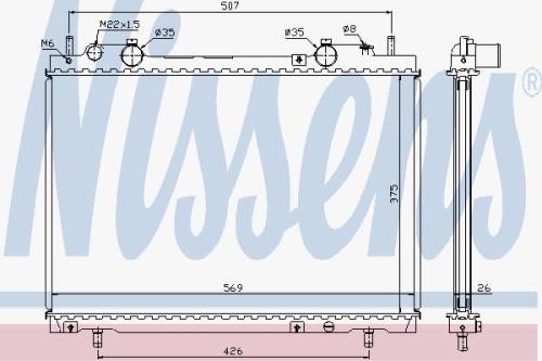 NISSEN RADIATOR for FIAT BRAVA 61672A - 61672AImage0.jpg