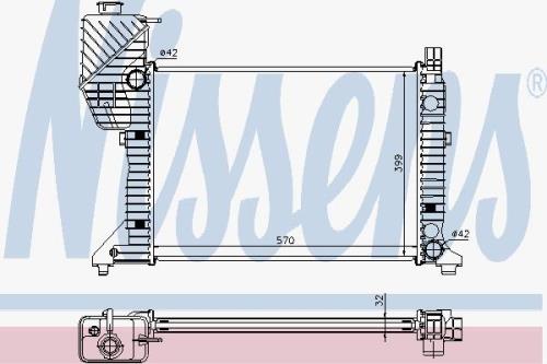 NISSEN RADIATOR for MERCEDES 62687A - 62687AImage0.jpg