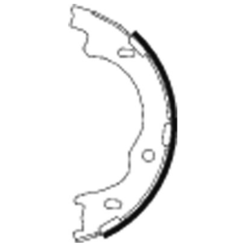 MINTEX Handbrake Shoes MFR600 55K21 ADG04169 - 636221.png