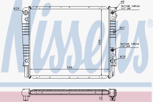 NISSEN RADIATOR for VOLVO 940 65542A - 65542AImage0.jpg