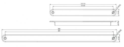 LED Strip Lamps Stop / Tail - 235R12E RR STOP - BE01235R12BTP - 65_large.jpg