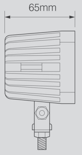 LED Autolamps Compact Square Flood Lamp 6610FBMLED - 6610FBMLED_2.jpg