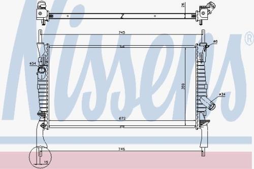 NISSEN RADIATOR for FORD TRANSIT 69225 - 69225Image0.jpg