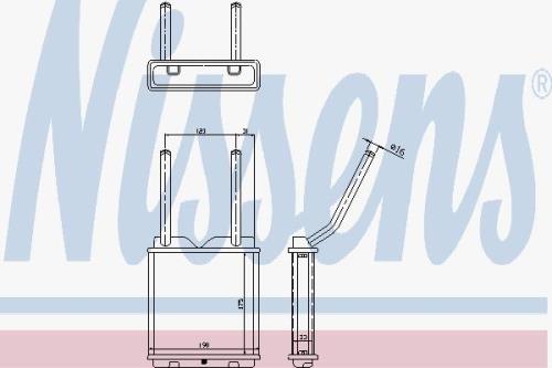 NISSEN HEATER RAD for OPEL VECTRA 726531 - 726531Image0.jpg