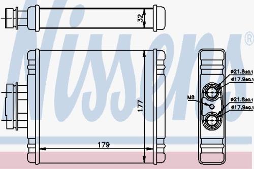 NISSEN HEATER RAD for SKODA FABIA 73654 - 73654Image0.jpg