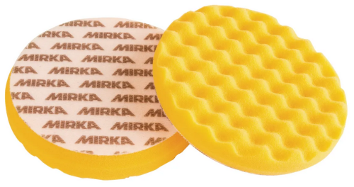 Mirka Grip Type Polishing Foam Pad Ø 150mm Yellow Waffle (2x) 7993415021 - 7993415021Image2.png