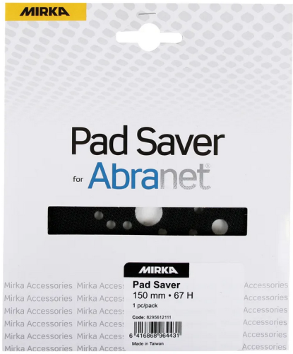 Mirka Ø150mm Pad Savers (x5) Grip (backing pads) 67 Holes 8295610111 - 8295610111Image4.png