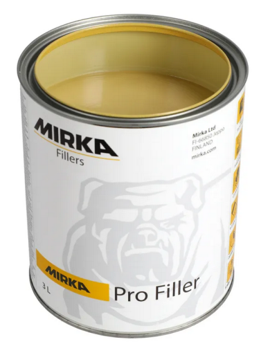 Mirka Pro Body Filler 3 Litre with Hardener 70g (Body Putty) Grey 9190180009 - 9190180009Image3.png