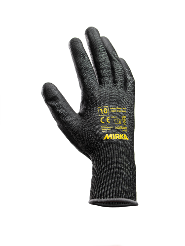 Mirka Size 9 Black Safety Gloves Cut-D HPPE/Steel Fibre (12 Pairs) 9190250009 - 9190250010Image2.png