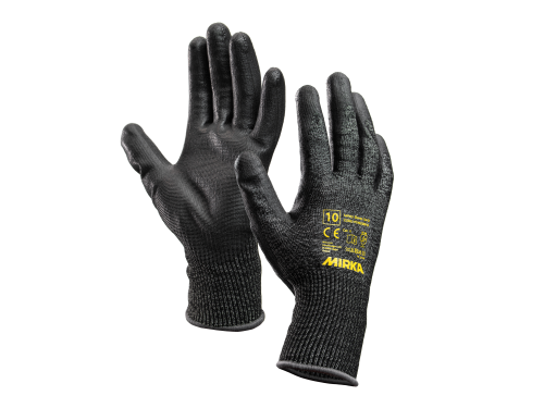 Mirka Size 10 Black Safety Gloves Cut-D HPPE/Steel Fibre (12 Pairs) 9190250010 - 9190250010Image3.png