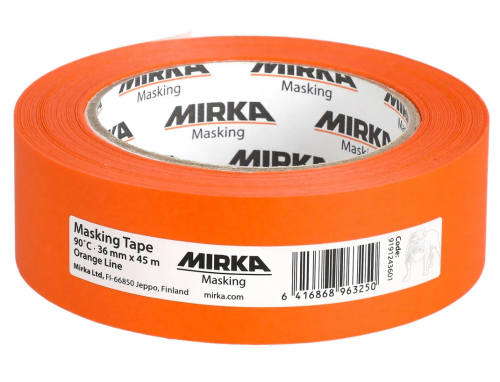 Mirka Masking Tape 90°C Orange Line 36mm 45 Metres 9191243601 - 9191243601Image1.png
