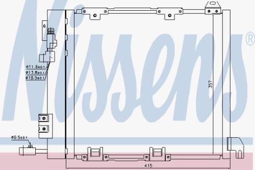 NISSEN CONDENSOR for OPEL ASTRA 94385 - 94385Image0.jpg