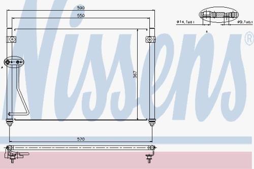 NISSEN CONDENSOR for MAZDA 626 94428 - 94428Image0.jpg