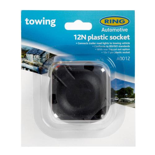 Ring 12N 7 Pin Plastic Socket (C/W Rear Fog Cut Out) A0012 - A0012-PACK.jpg