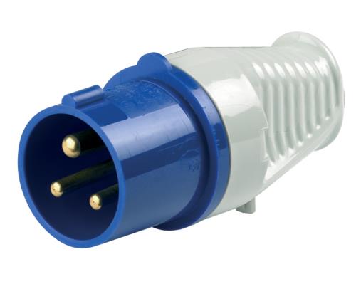 Ring 240v 16 Amp Mains Voltage Plastic Plug A0043 - A0043.jpg