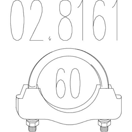 MTS Exhaust 60MM EXHAUST CLAMP 02.8161-MTS - A028161.jpg