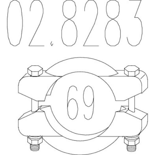 MTS Exhaust CLAMP 02.8283-MTS - A028283.jpg