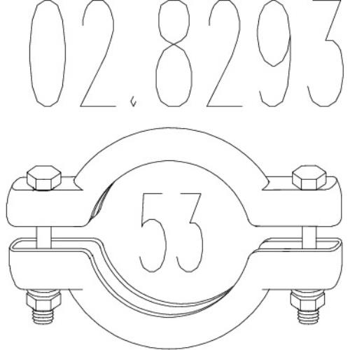 MTS Exhaust CLAMP 02.8293-MTS - A028293.jpg