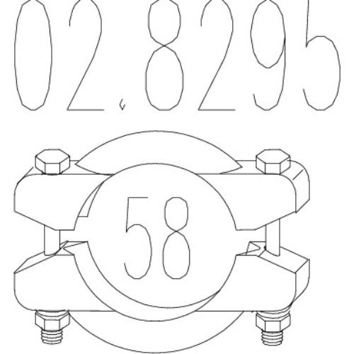 MTS Exhaust CLAMP 02.8295-MTS - A028295.jpg