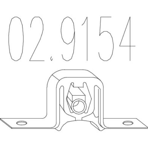 MTS Exhaust RUBBER HOLDER 02.9154-MTS - A029154.jpg